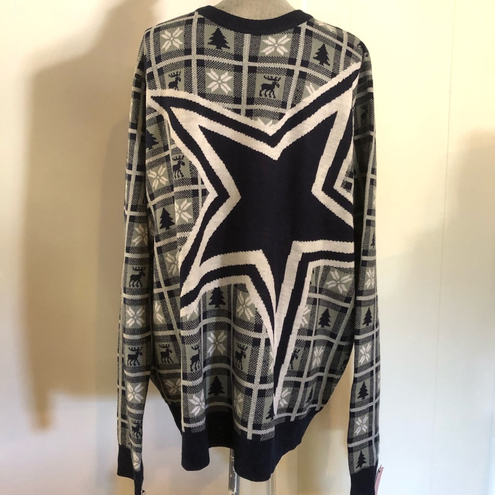 NWT NFL Dallas Cowboys Holiday Game Day Sweater 2XL